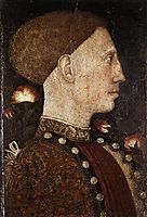 Portrait of Leonillo d-Este, pisanello