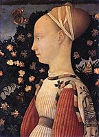 Portrait of a Princess of the House of Este, c.1449, pisanello