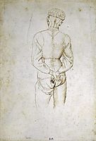 Study of a Young Man with his Hands tied behind his back, 1438, pisanello