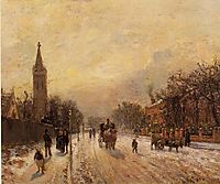 All Saints- Church, Upper Norwood, 1871, pissarro