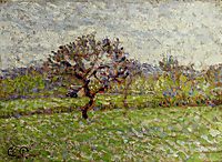 An Apple Tree at Eragny, c.1887, pissarro