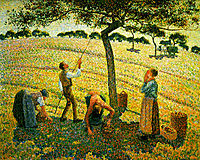 Apple Picking at Eragny-sur-Epte, 1888, pissarro