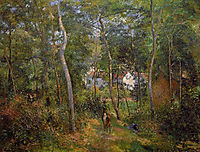 The Backwoods of l-Hermitage, Pontoise, 1879, pissarro