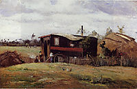 The bohemian-s wagon, 1862, pissarro