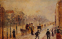 Boulevard des Batignolles, c.1879, pissarro