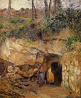 The Carrier at Hermitage, Pontoise, 1878, pissarro