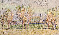 Eragny Landscape, c.1886, pissarro