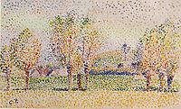 Eragny Landscape, c.1886, pissarro