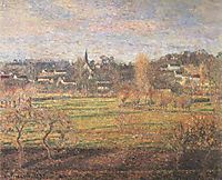 February, Sunrise, Bazincourt, 1893, pissarro