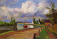 Fishermen on the Banks of the Oise, 1876, pissarro