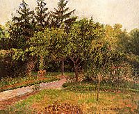 The Garden at Eragny, c.1895, pissarro