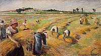 Harvesting, 1882, pissarro
