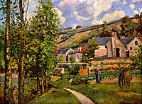 The Hermitage at Pontoise, 1874, pissarro