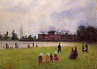 Kensington Gardens, London, 1890, pissarro