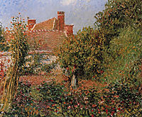 Kitchen Garden in Eragny, Afternoon, 1901, pissarro