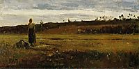 Landscape at Le Varenne Saint Hilaire, c.1865, pissarro
