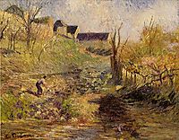 Landscape at Osny, 1883, pissarro