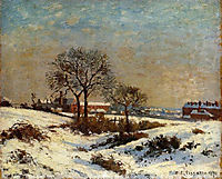Landscape under Snow, Upper Norwood, 1871, pissarro