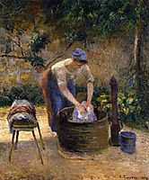 The Laundry Woman, 1879, pissarro