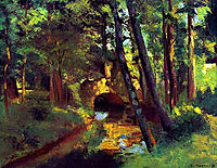 The Little Bridge, Pontoise, 1875, pissarro