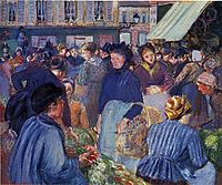 The Market at Gisors, 1899, pissarro
