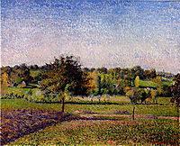 Meadows at Eragny, 1886, pissarro