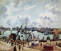 Outer harbour of Le Havre, 1903, pissarro