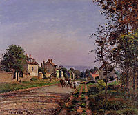 Outskirts of Louveciennes, 1871, pissarro