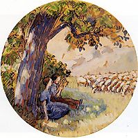Pastoral, c.1890, pissarro