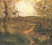 A Path Across the Fields, 1879, pissarro
