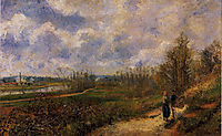Path to Le Chou, Pontoise, 1878, pissarro