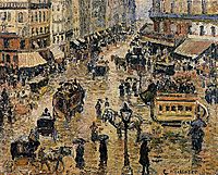 Place du Havre, Paris, 1897, pissarro