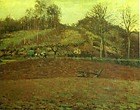 Ploughland, 1874, pissarro