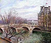 The Pont Royal and the Pavillion de Flore, pissarro