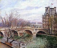 The Pont Royal and the Pavillon de Flore, 1903, pissarro
