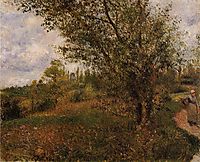 Pontoise Landscape, Through the Fields, 1879, pissarro