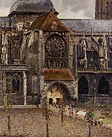 Portal from the Abbey Church of Saint Laurent, 1901, pissarro