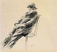 Portrait of Ludovic Rodo Pissarro, c.1892, pissarro
