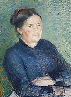 Portrait of Madame Pissarro, pissarro