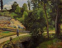The Quarry, Pontoise, c.1875, pissarro