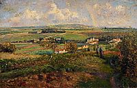 Rainbow, Pontoise, 1877, pissarro