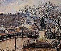 The Raised Tarrace of the Pont Neuf and Statue of Henri IV, 1901, pissarro