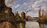 Riverbanks in Pontoise, 1872, pissarro