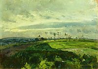 Rolling Landscape in Winter, 1875, pissarro