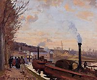 The Seine at Port Marly, pissarro