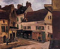 A Square in La Roche Guyon, c.1867, pissarro
