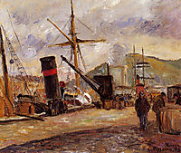 Steamboats, 1883, pissarro
