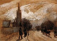 Study for -All Saints- Church, Upper Norwood-, 1871, pissarro
