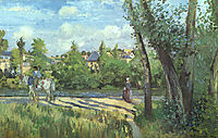 Sunlight on the Road Pontoise, 1874, pissarro
