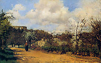 View from Louveciennes, pissarro